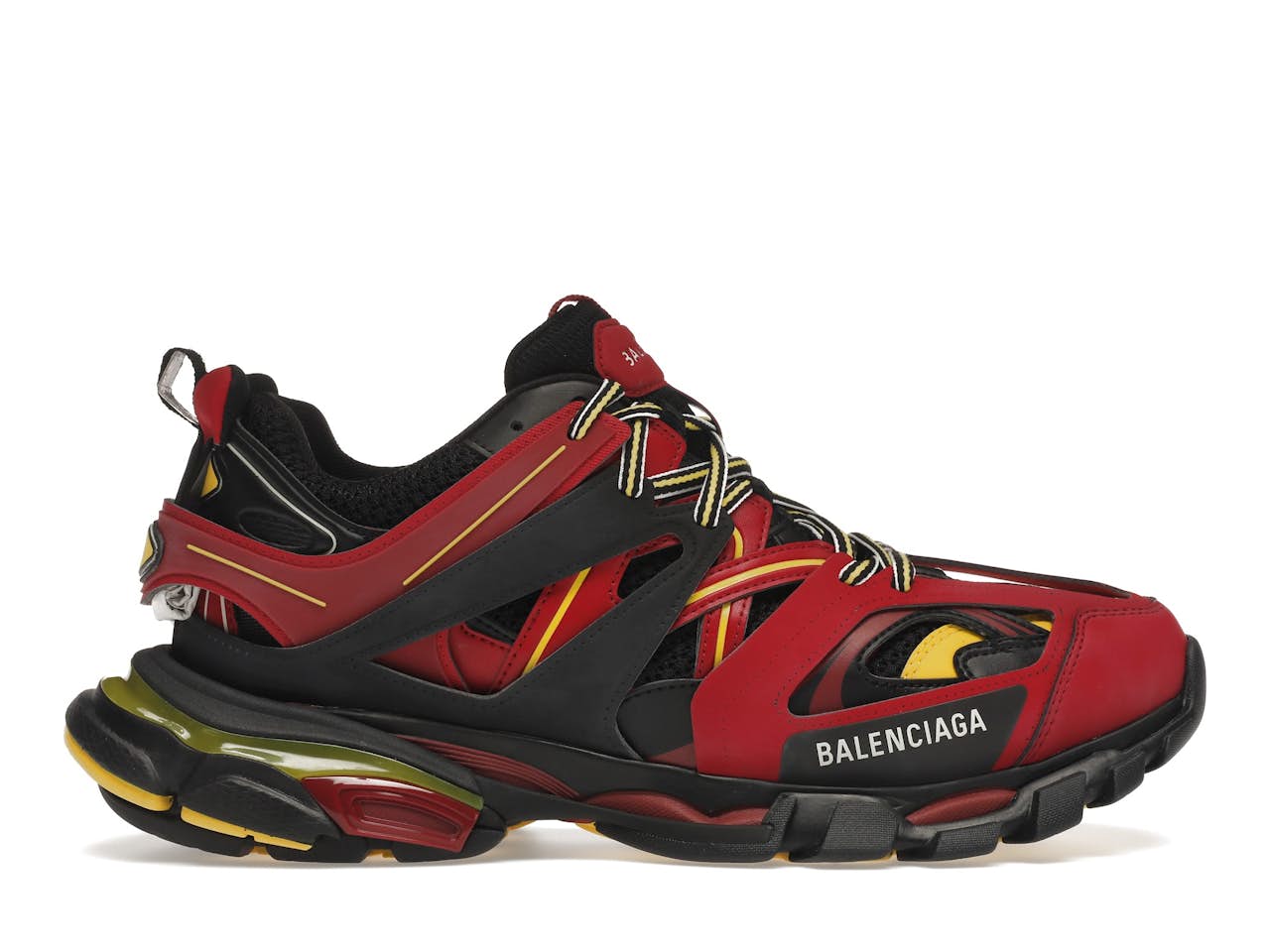 B*lenciaga Track Black Bordeaux