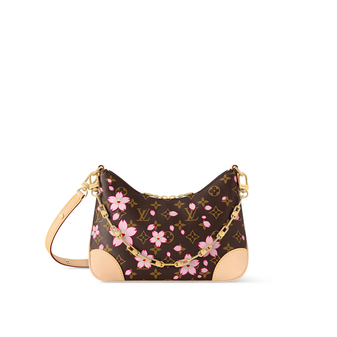 L*V*T Handbag Monogram Flower pink