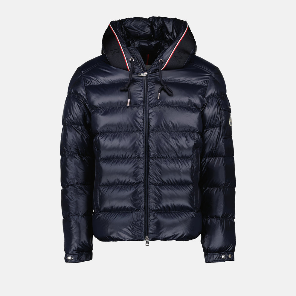 M*ncler Pavin Hooded Down Jacket in Navy