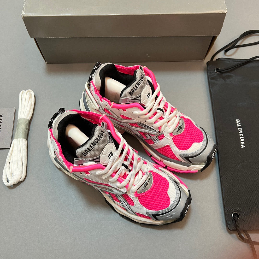 B*lenciaga Runner
White Fluo Pink