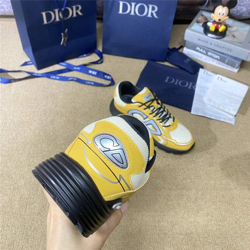 D*or B30 Cream Mesh Yellow Technical Fabric