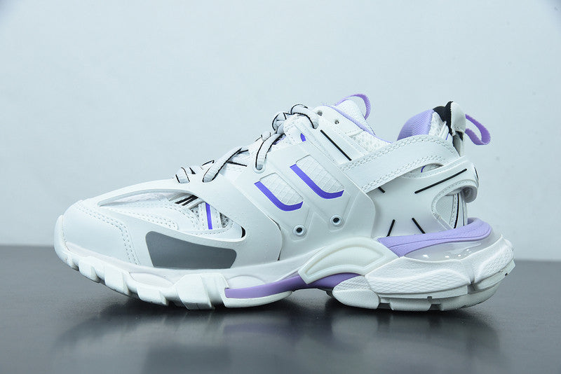B*lenciaga track Clear Red Sole