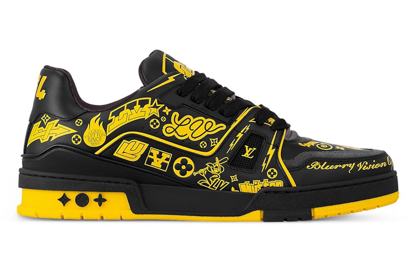 L*VT Black Yellow Graffiti