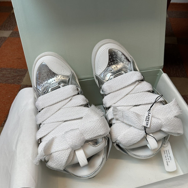L*nvin curb crinkled metallic