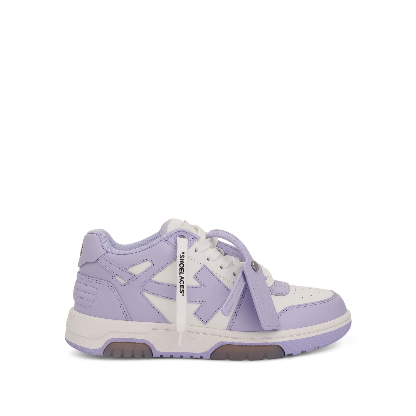 O*f- White out off office Lilac White Calfskin