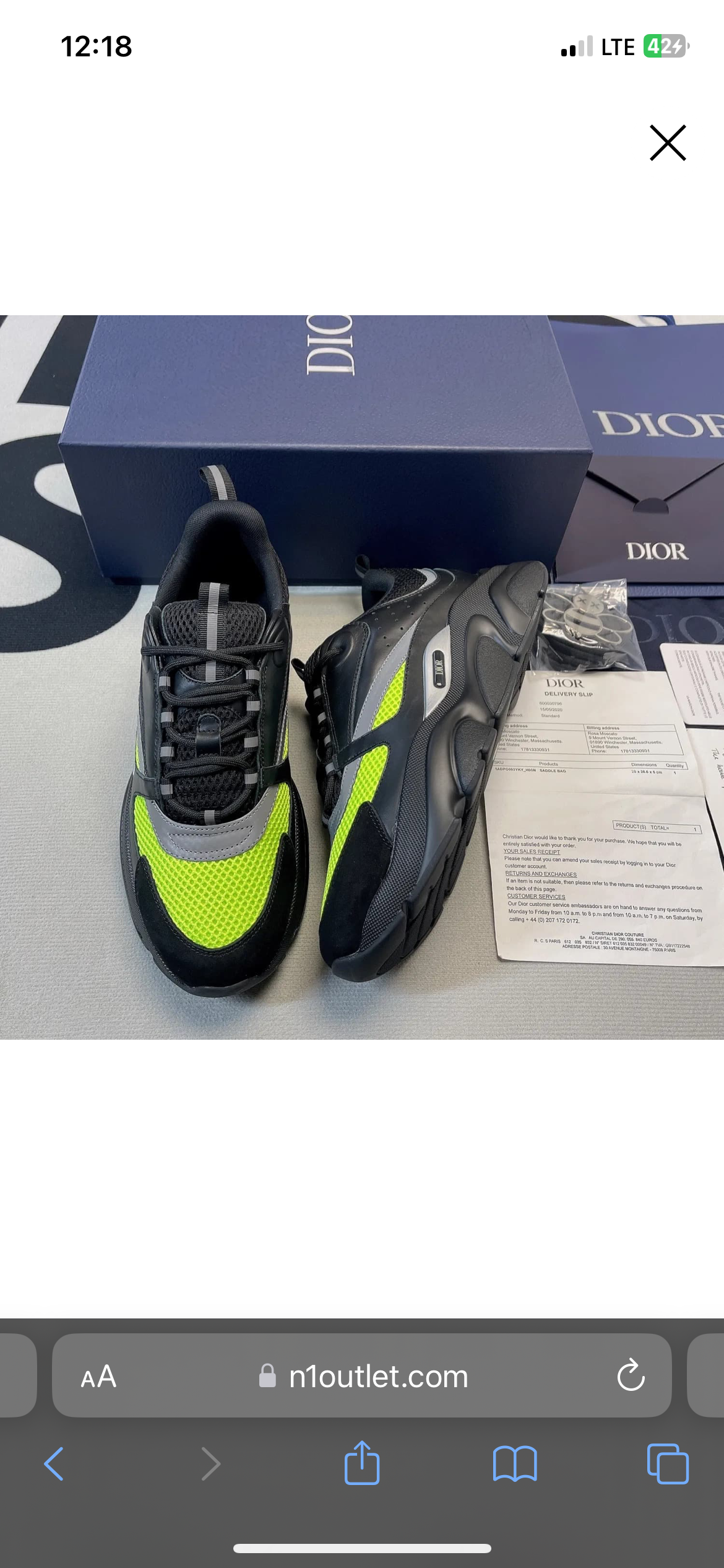 D*or B22 Yellow Black