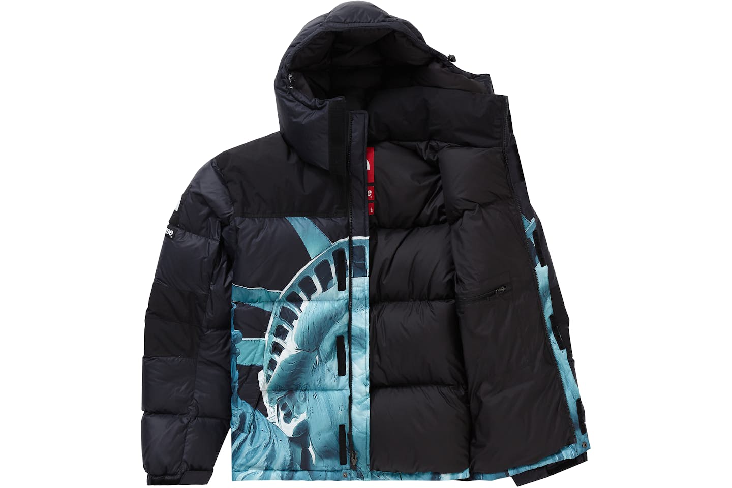 N*F X S Statue Of Liberty Baltoro Jacket puffer jacket black
