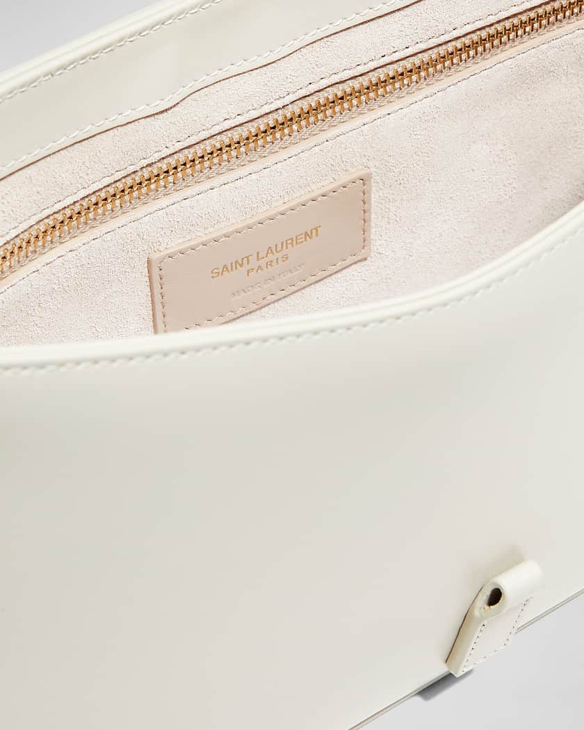 YSLT Le 5 A 7 YSL Shoulder Bag in Smooth Leather White
