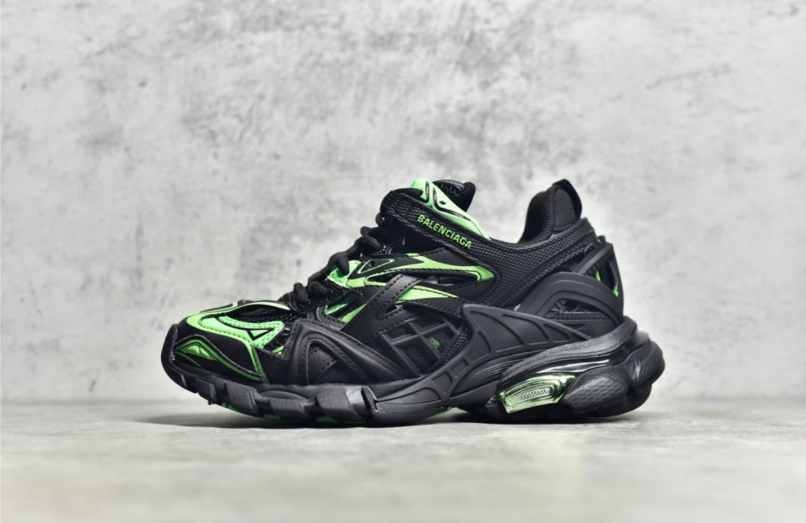 B*lenciaga Track 2 Black green