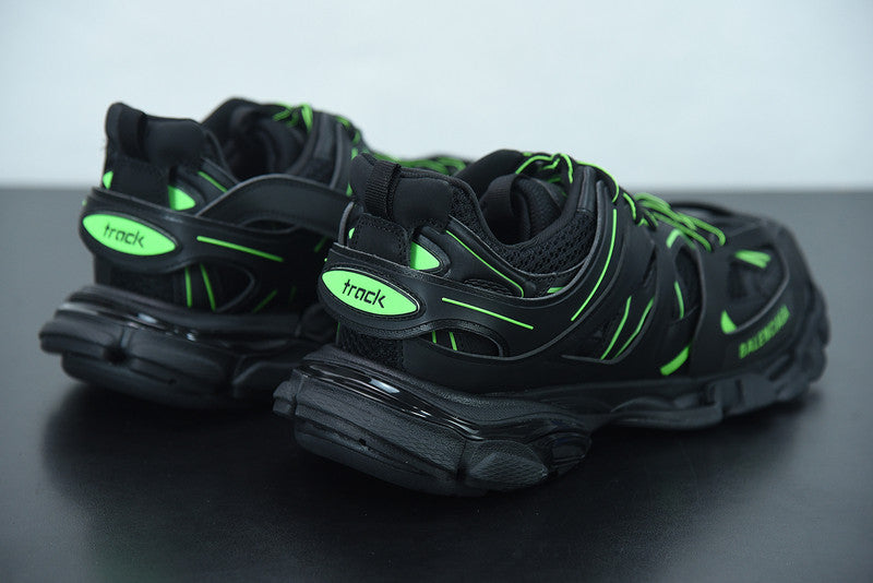 B*lenciaga Track black Green