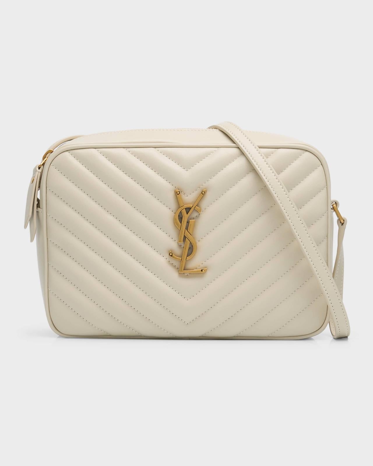 YSLT L*U PADDED LEATHER CAMERA BAG
SOFT CREAM