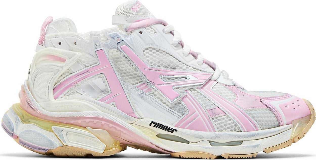Balenciaga runner white pink