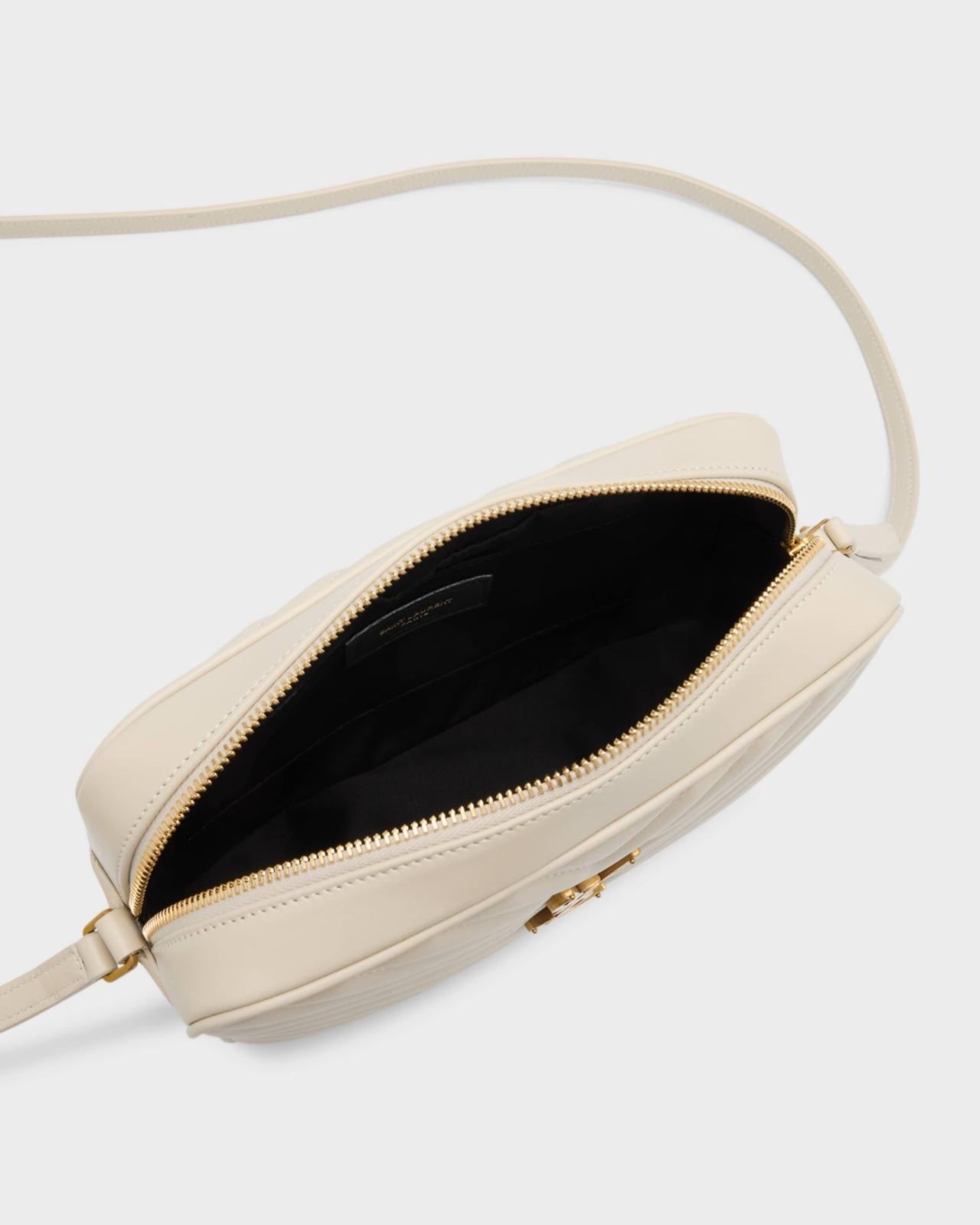 YSLT L*U PADDED LEATHER CAMERA BAG
SOFT CREAM