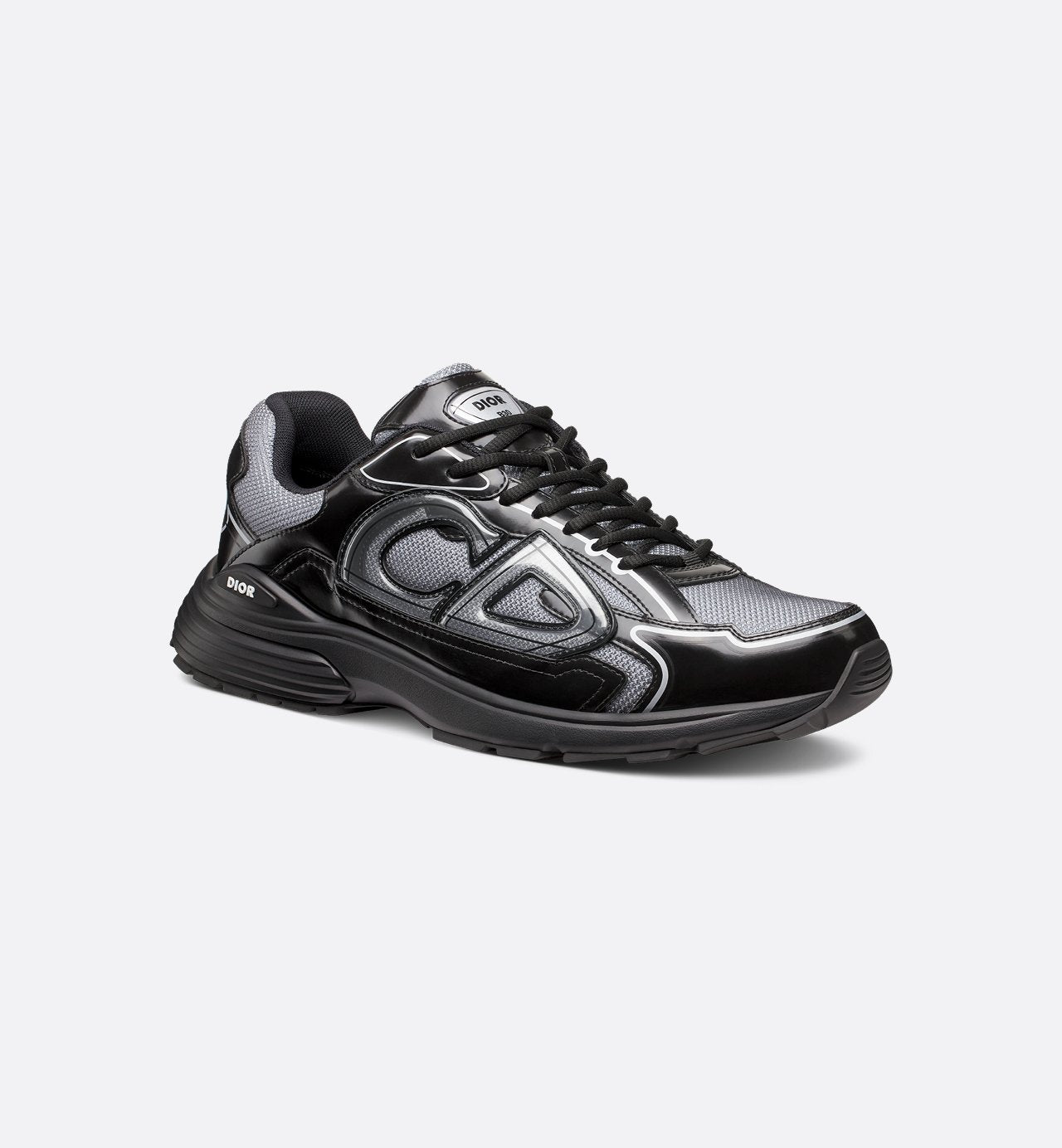 D*or B30 Light Gray Technical Mesh and Black Brilliant-Finish Technical Fabric