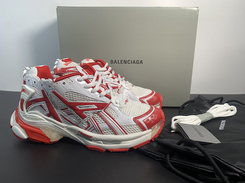 B*lenciaga track red white