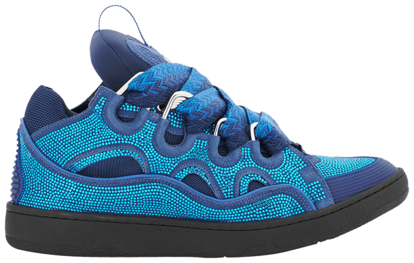L*nvin curb Rhinestones - Majorelle Blue