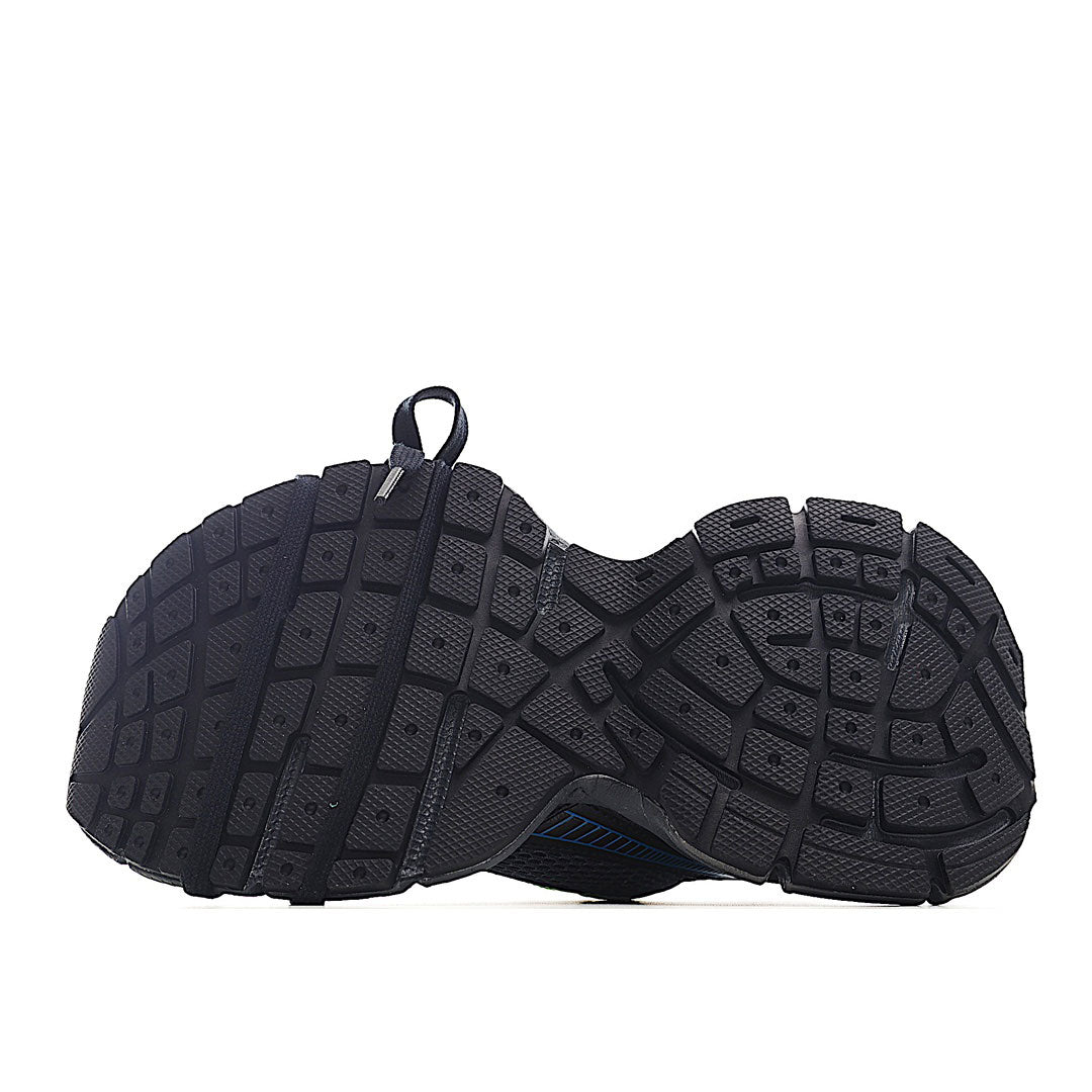 B*lenciaga 3XL dark grey, black, blue and green mesh, polyurethane and polyester