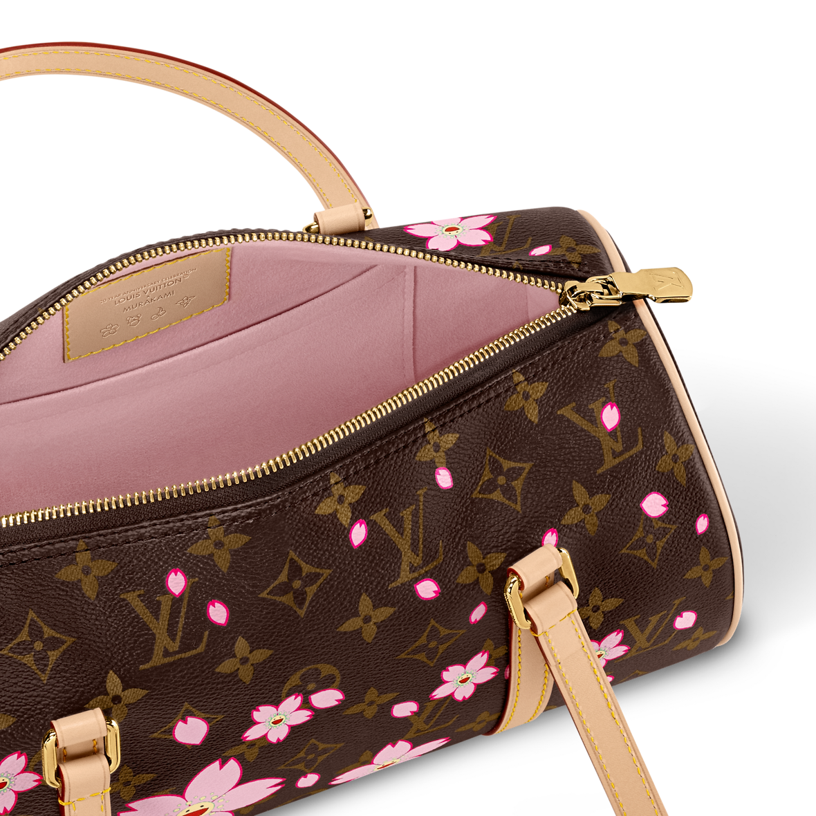 L*V*T Handbag Monogram Flower pink