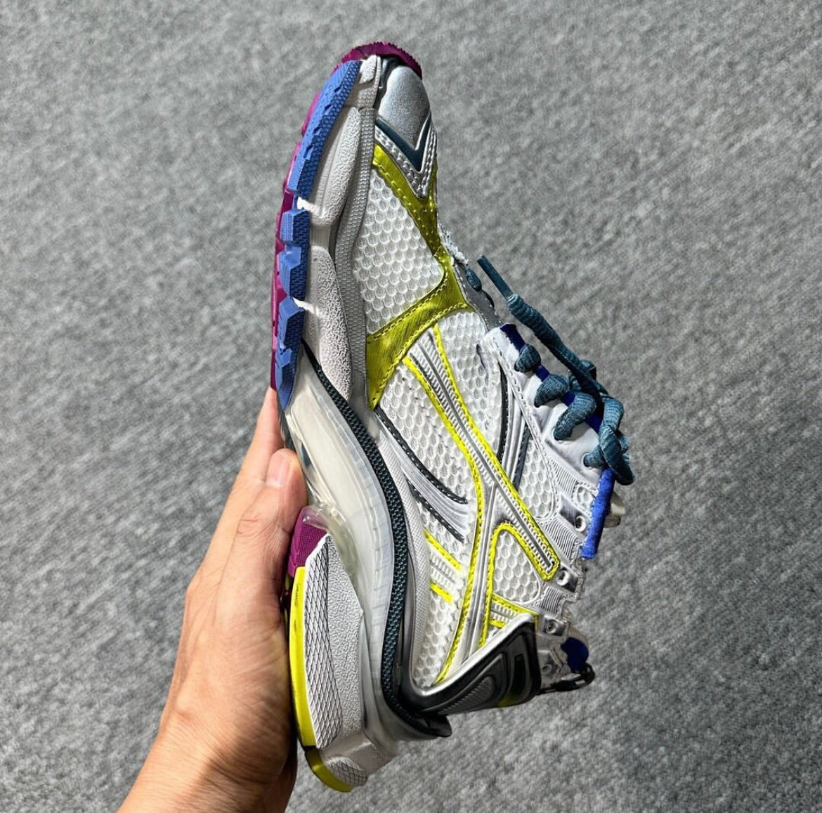 B*lenciaga runner WHITE/BLUE/PURPLE/YELLOW
