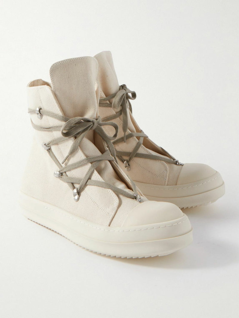 Rick Hexa Denim High-Top Sneakers - Neutrals