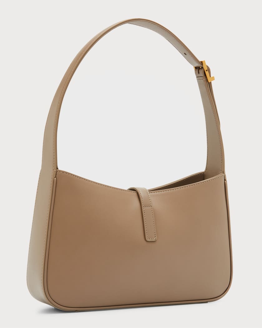 YSLT Le 5 A 7 YSL Shoulder Bag in Smooth Leather GREYISH BROWN