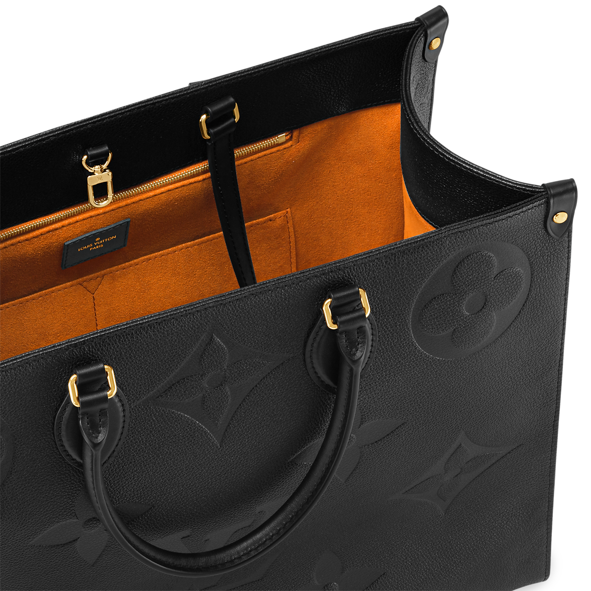 L*V*T Handbag Onthe*o GM Black Monogram