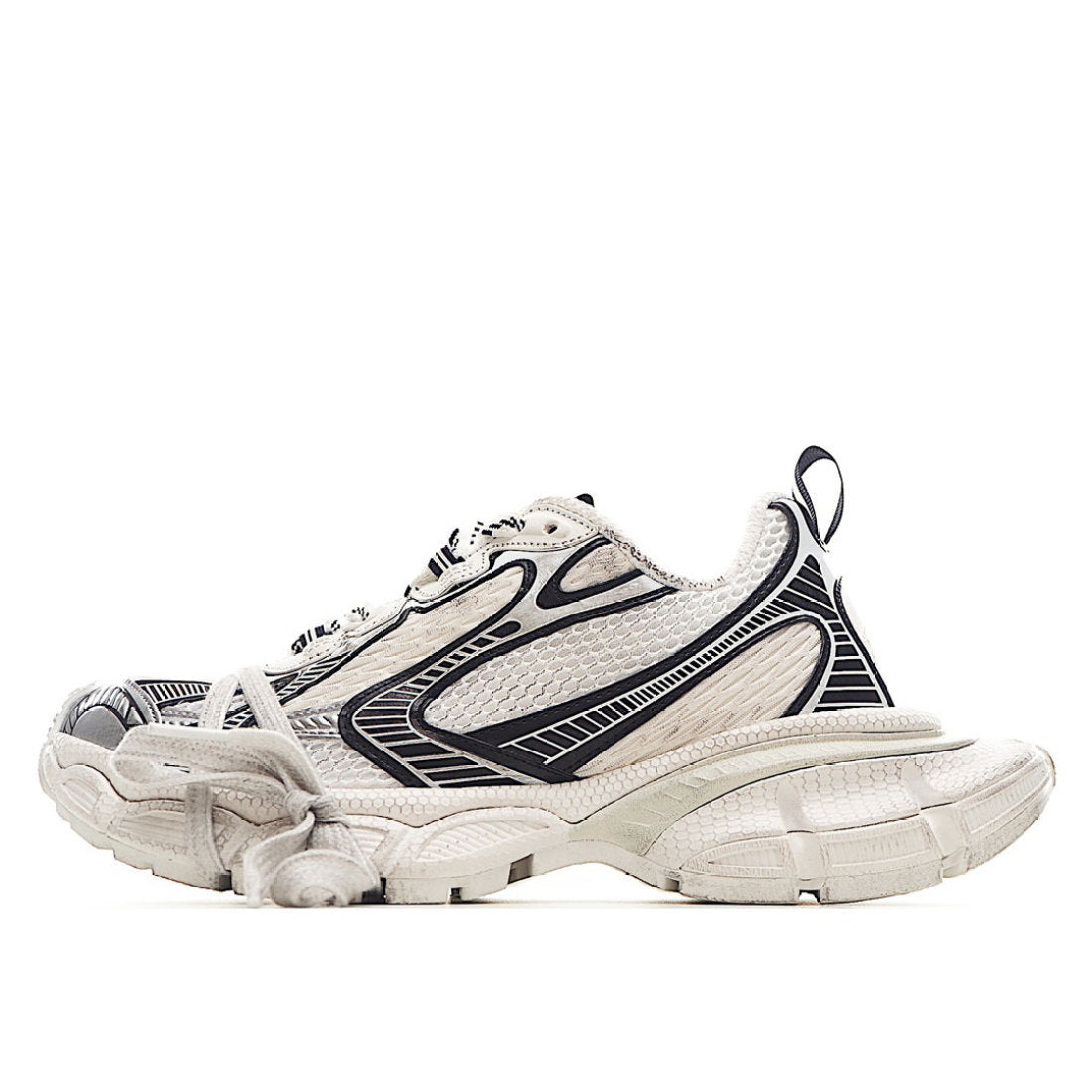 B*lenciaga 3XL White black