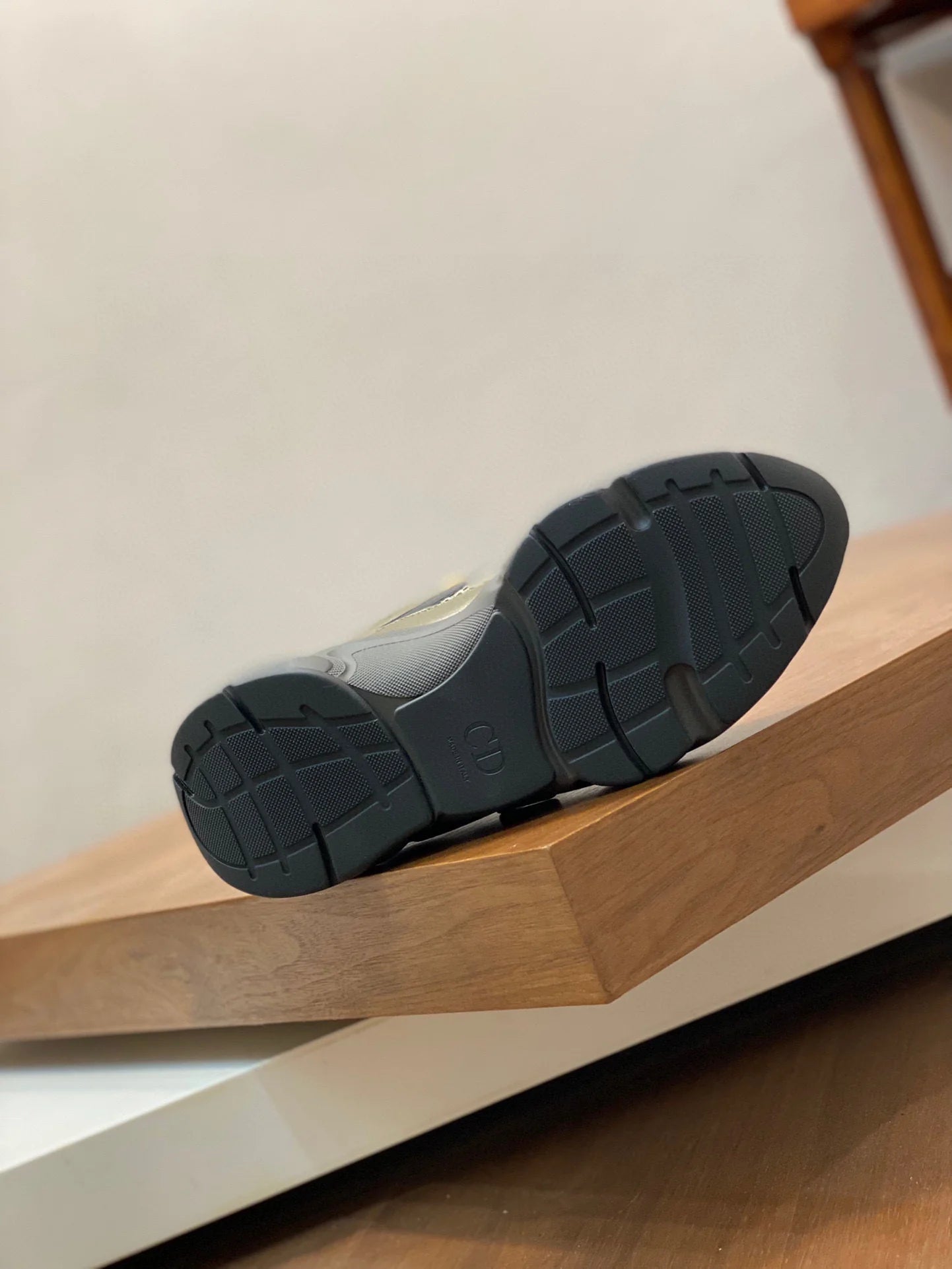 D*or B22 Khaki Black Calfskin