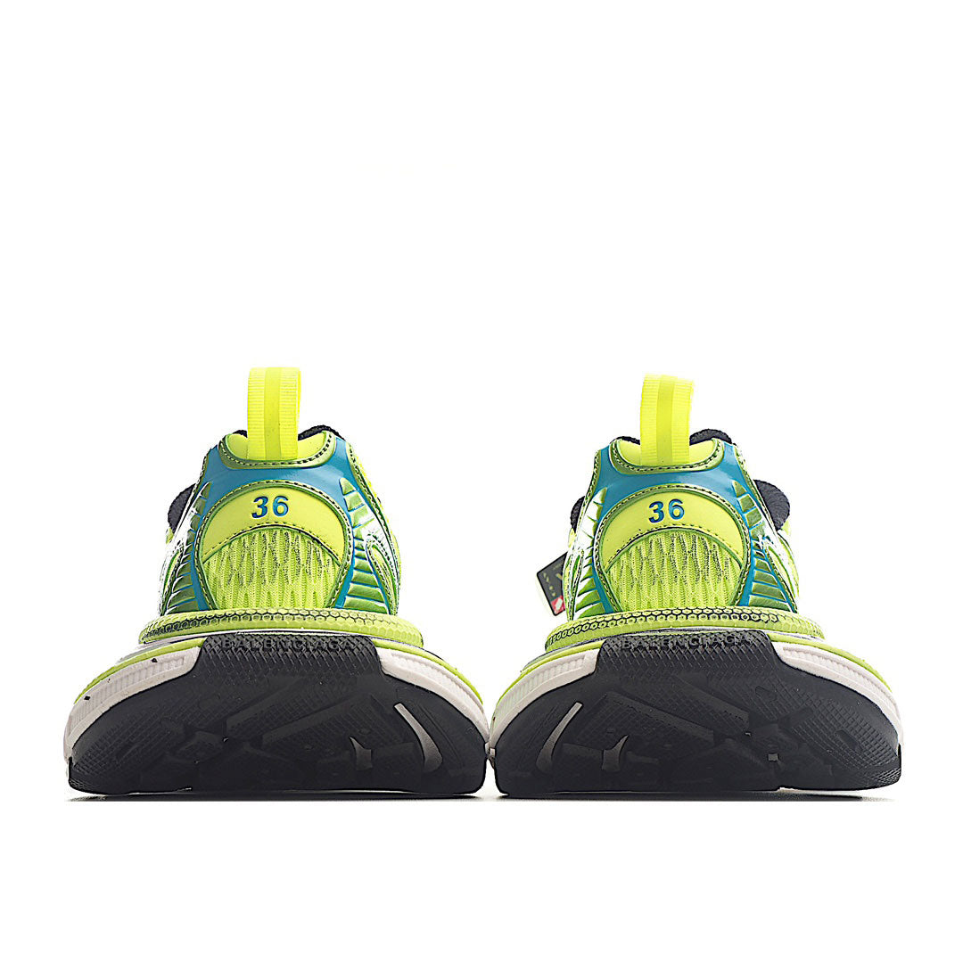B*lenciaga 3XL FLUO YELLOW/BLUE/BLACK