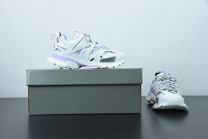 B*lenciaga track Clear Red Sole