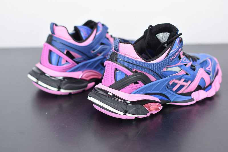 B*lenciaga Track 2 Blue Pink
