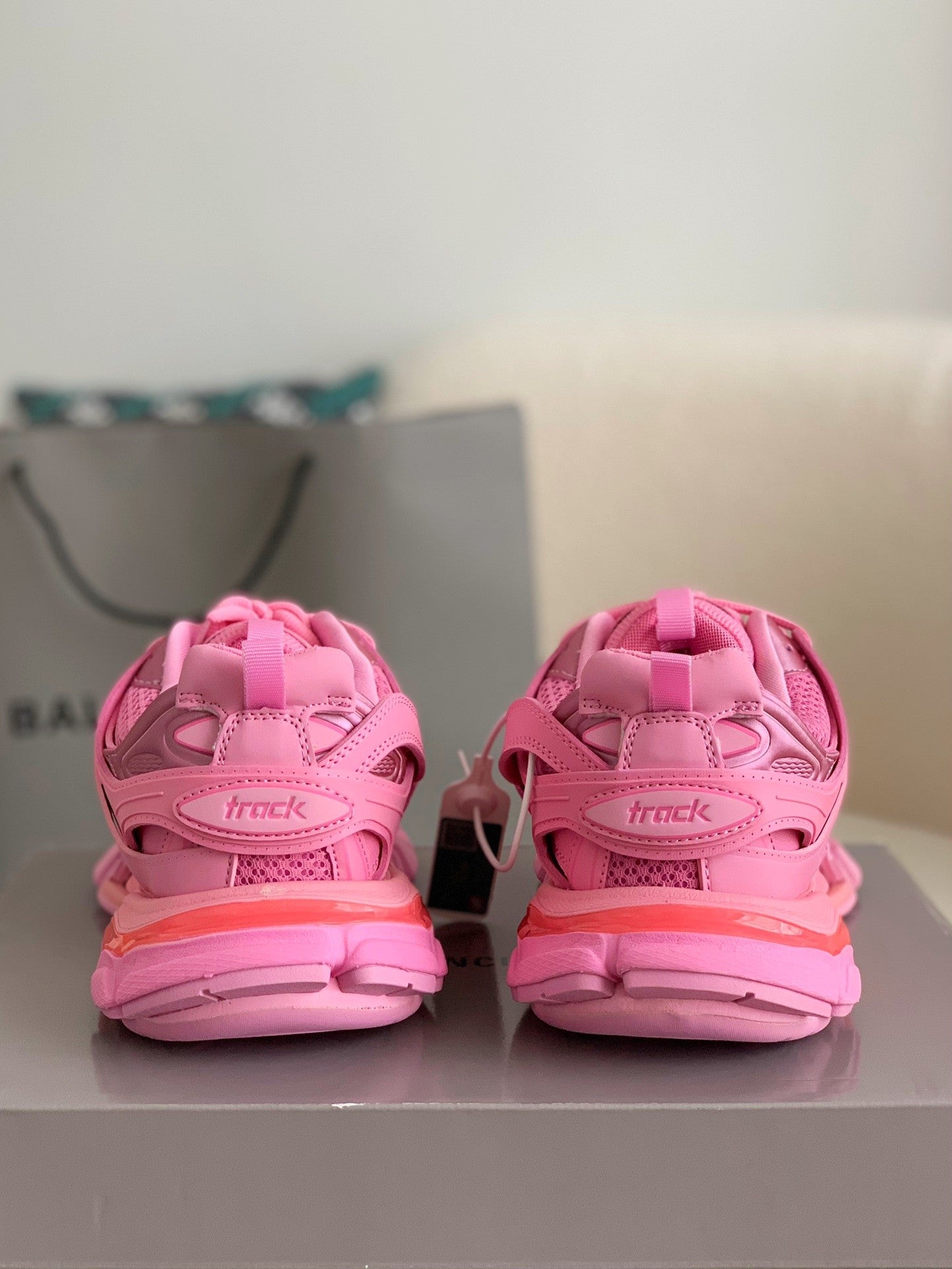 B*lenciaga track pink
