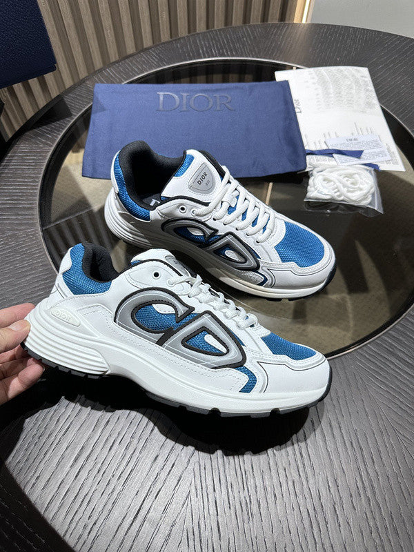 D*or B30 Blue Mesh White Technical Fabric