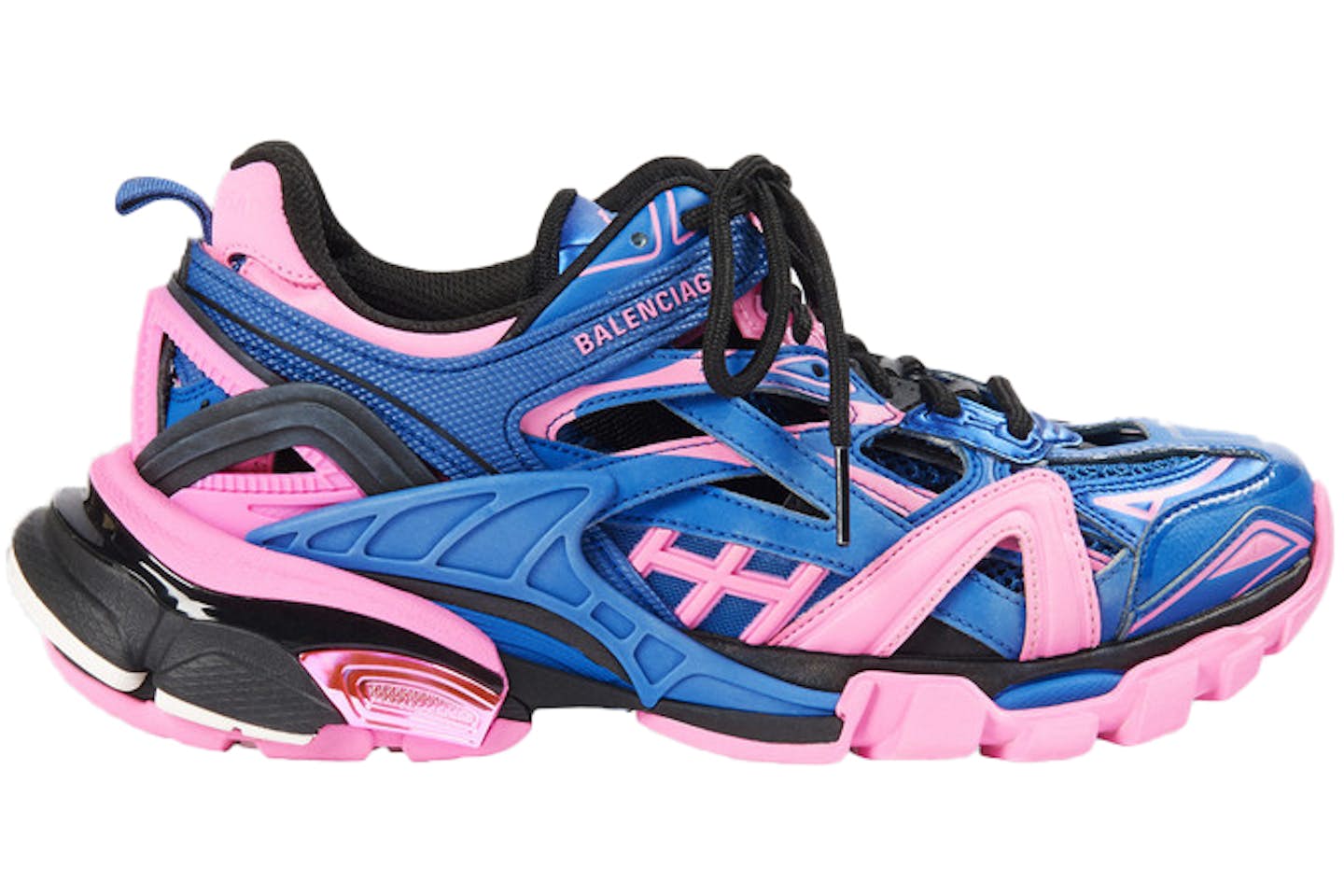 B*lenciaga Track 2 Blue Pink