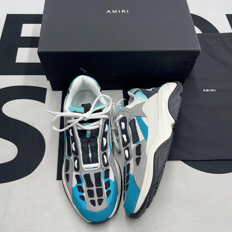 Am*ri Bone Runner White Black Grass Blue