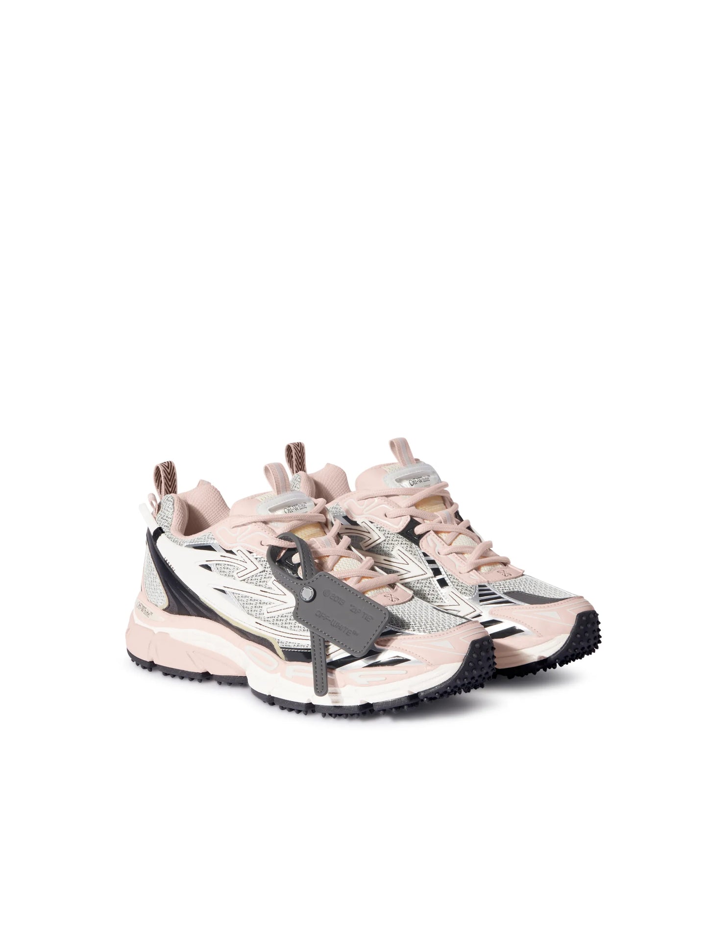 O*f- White pink white grey