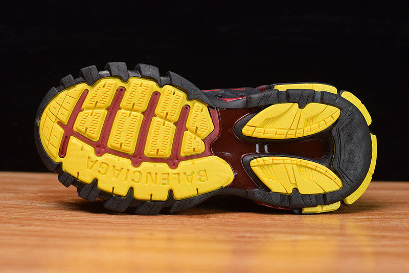B*lenciaga Track Black Bordeaux