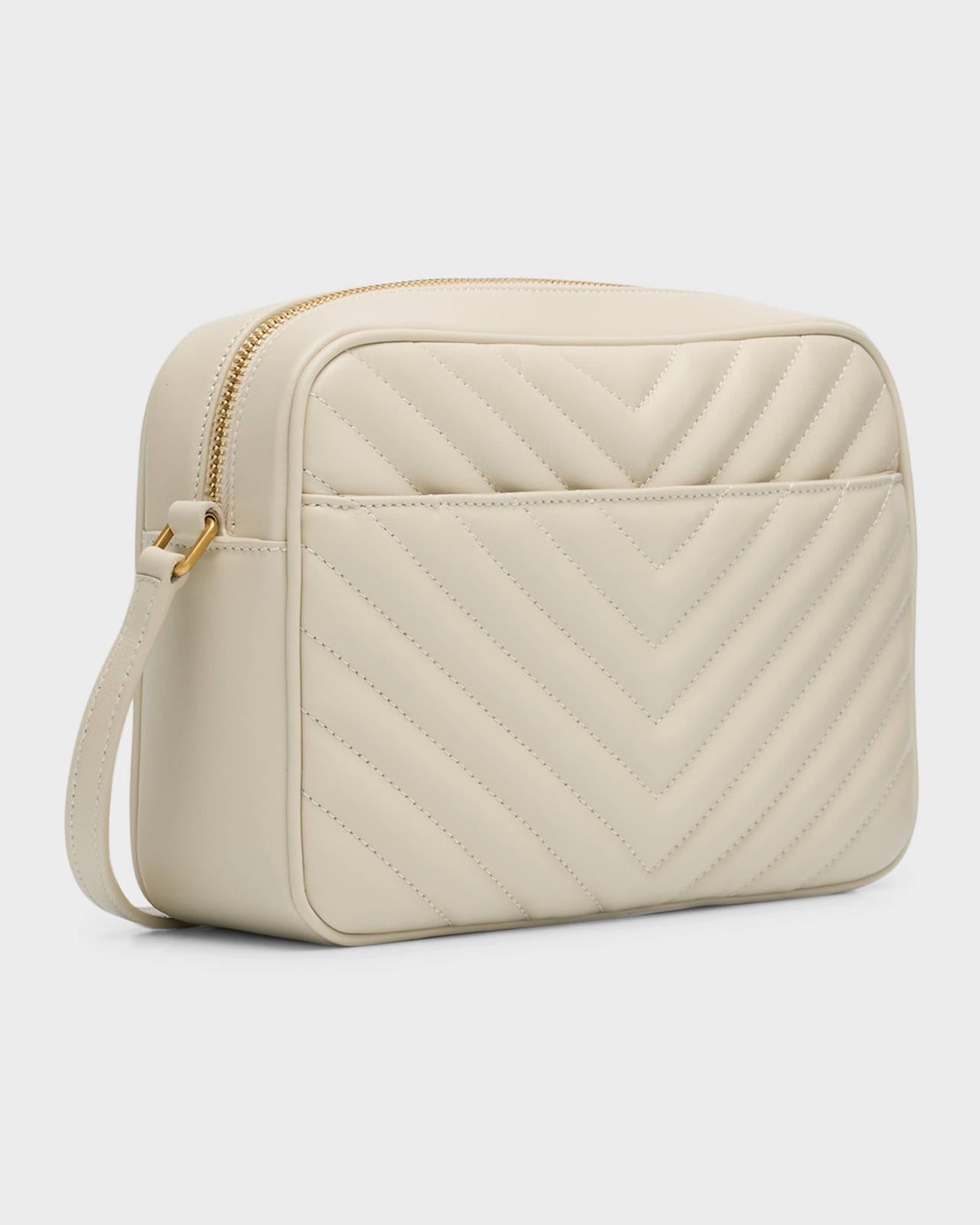 YSLT L*U PADDED LEATHER CAMERA BAG
SOFT CREAM
