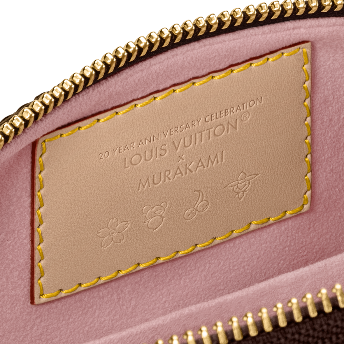 L*V*T Handbag Monogram Flower pink