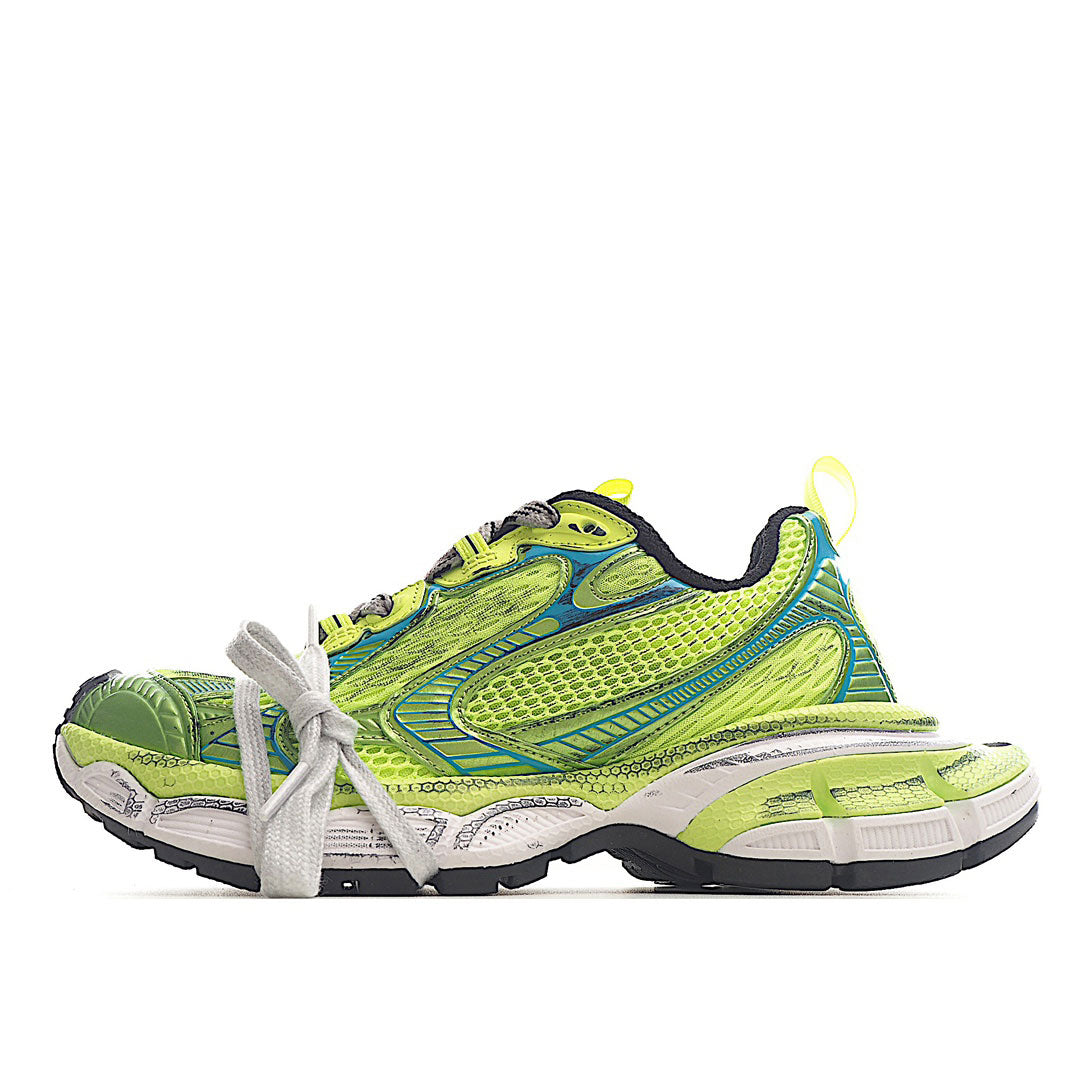 B*lenciaga 3XL FLUO YELLOW/BLUE/BLACK