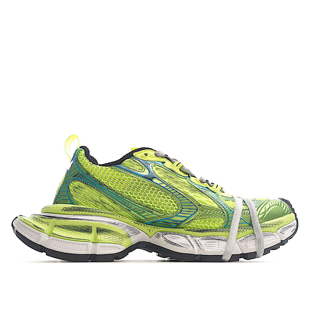 B*lenciaga 3XL FLUO YELLOW/BLUE/BLACK