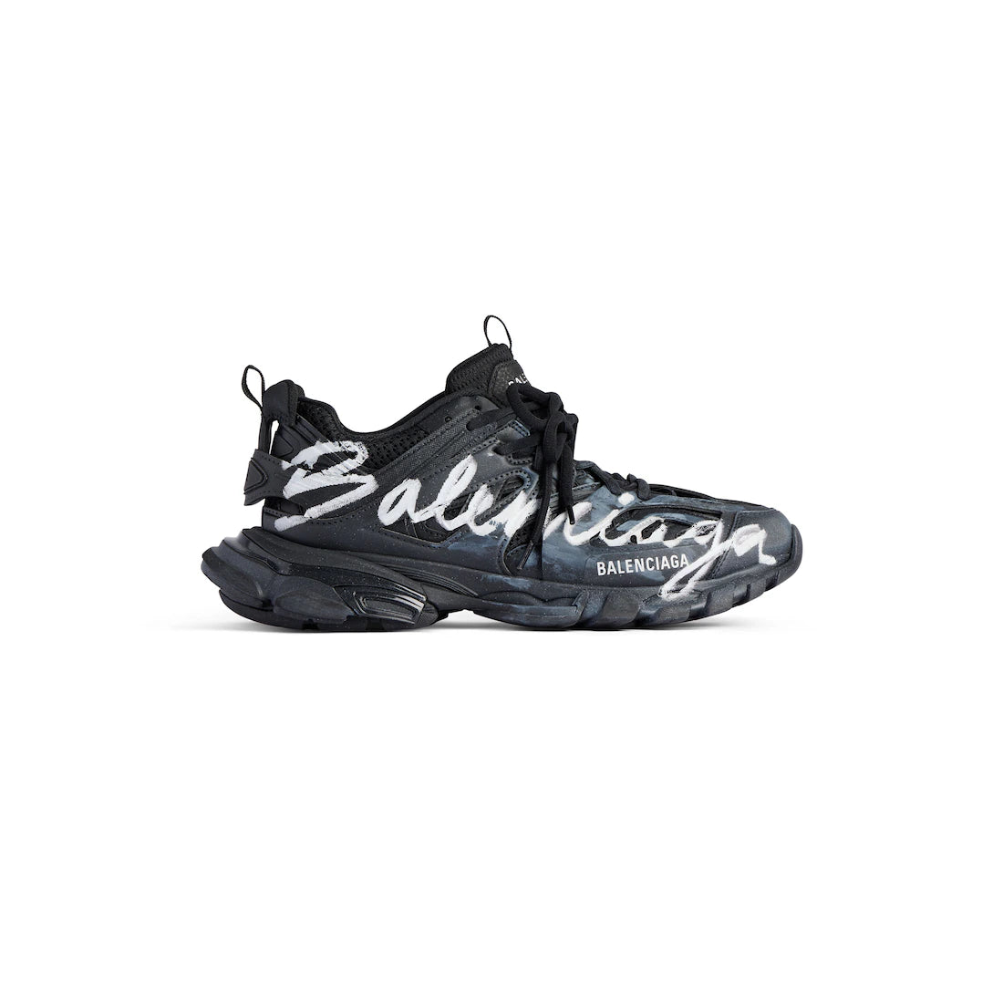 B*lenciaga track black graffiti