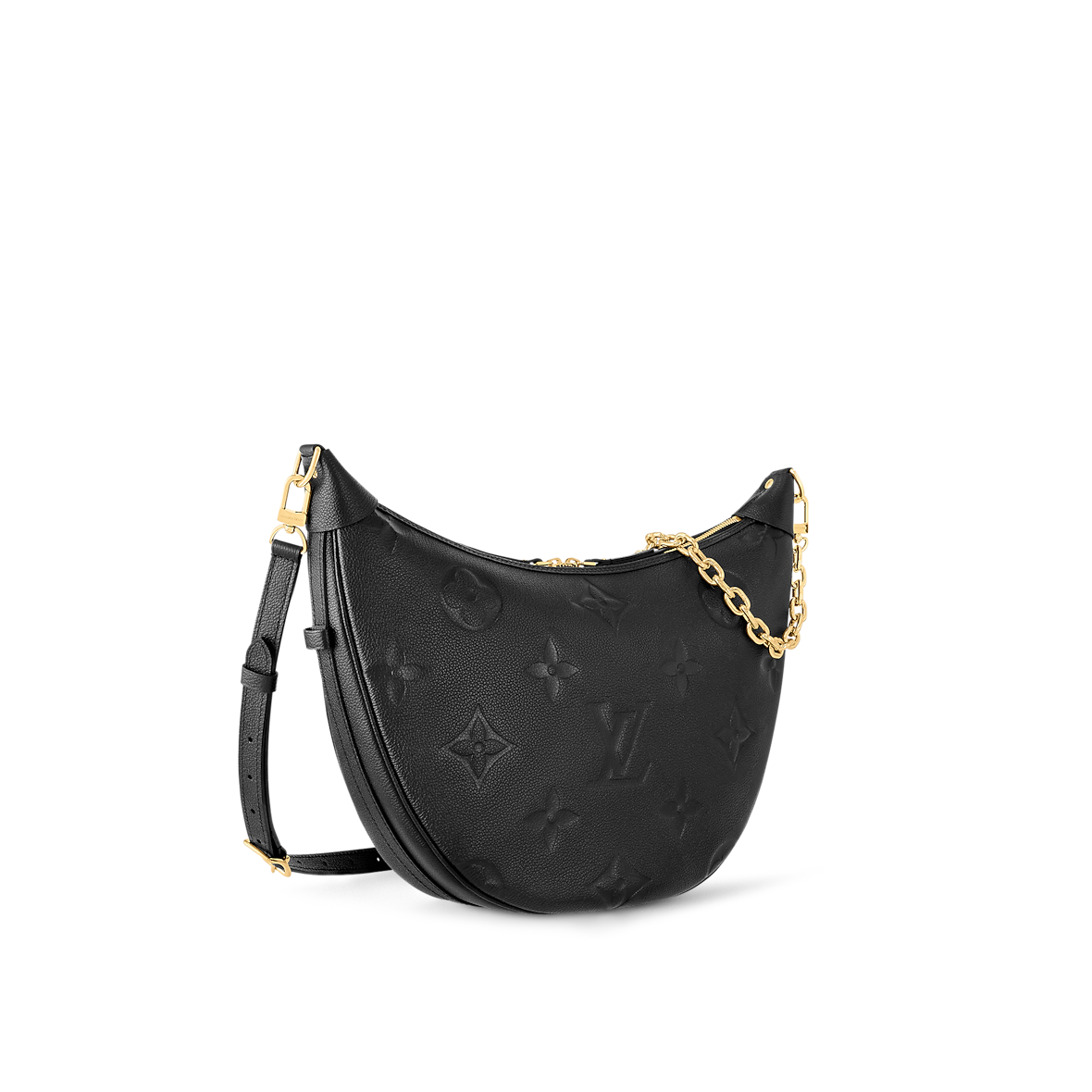 L*V*T Bag Monogram Empreinte Leather Black