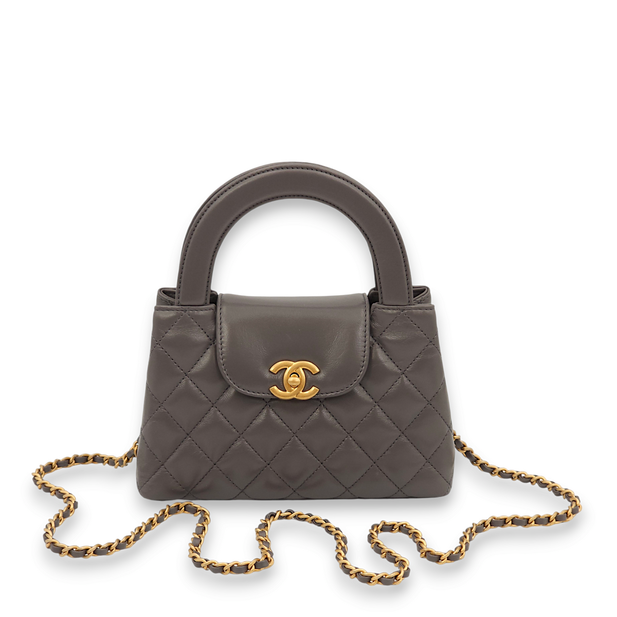 Cha Handbag Grey Crossbody