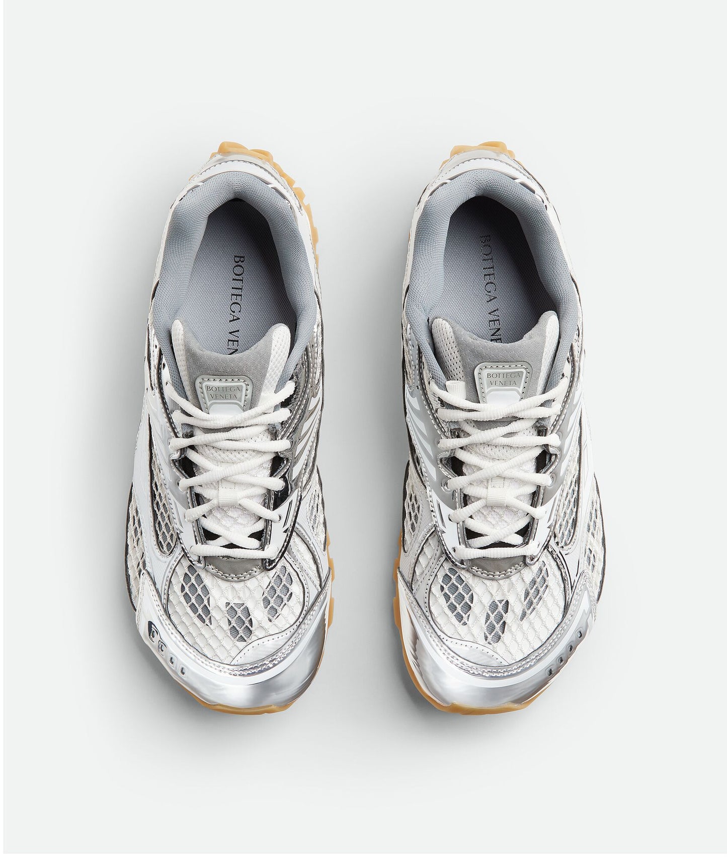 B*VT Silver White Optic white rubber