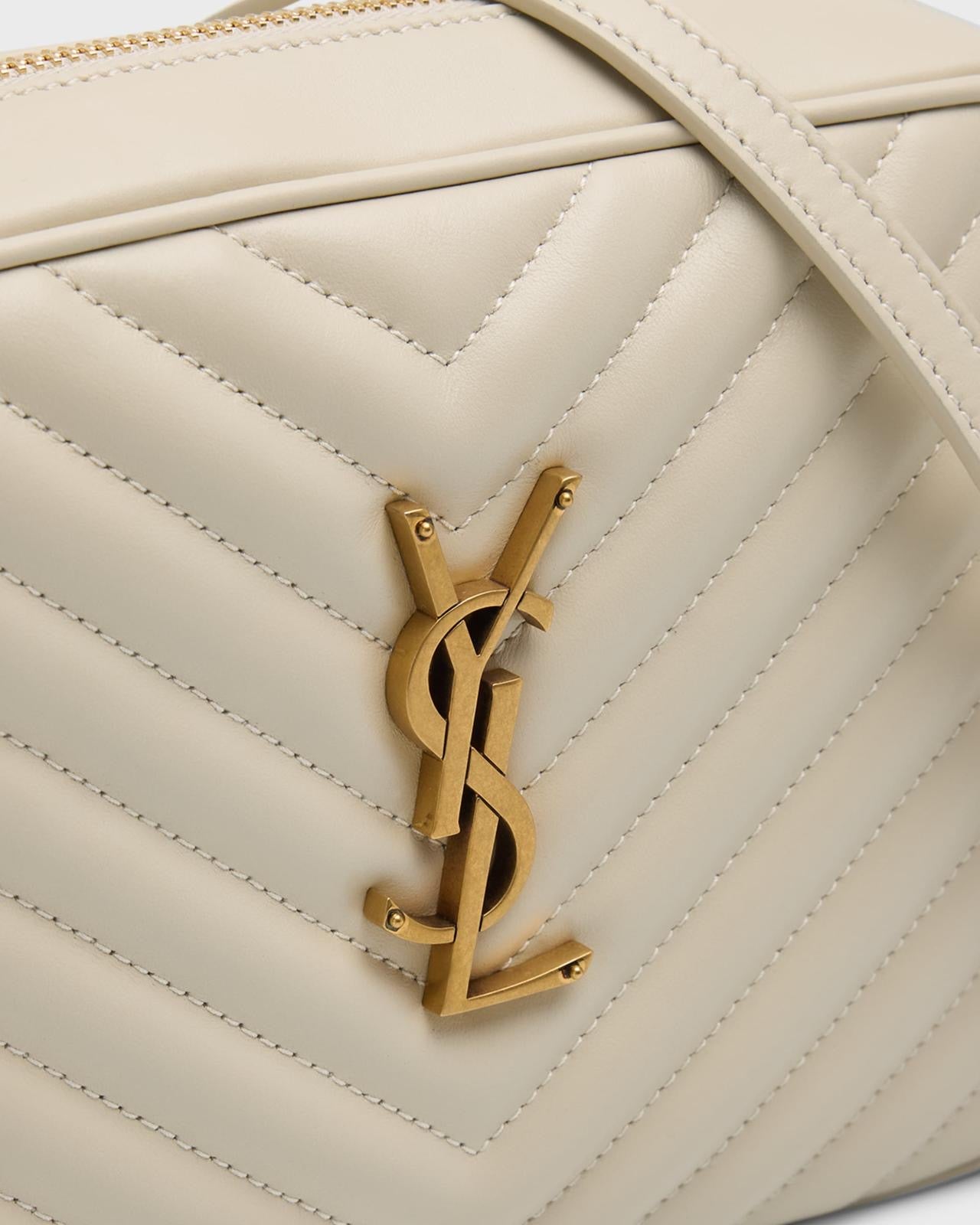YSLT L*U PADDED LEATHER CAMERA BAG
SOFT CREAM
