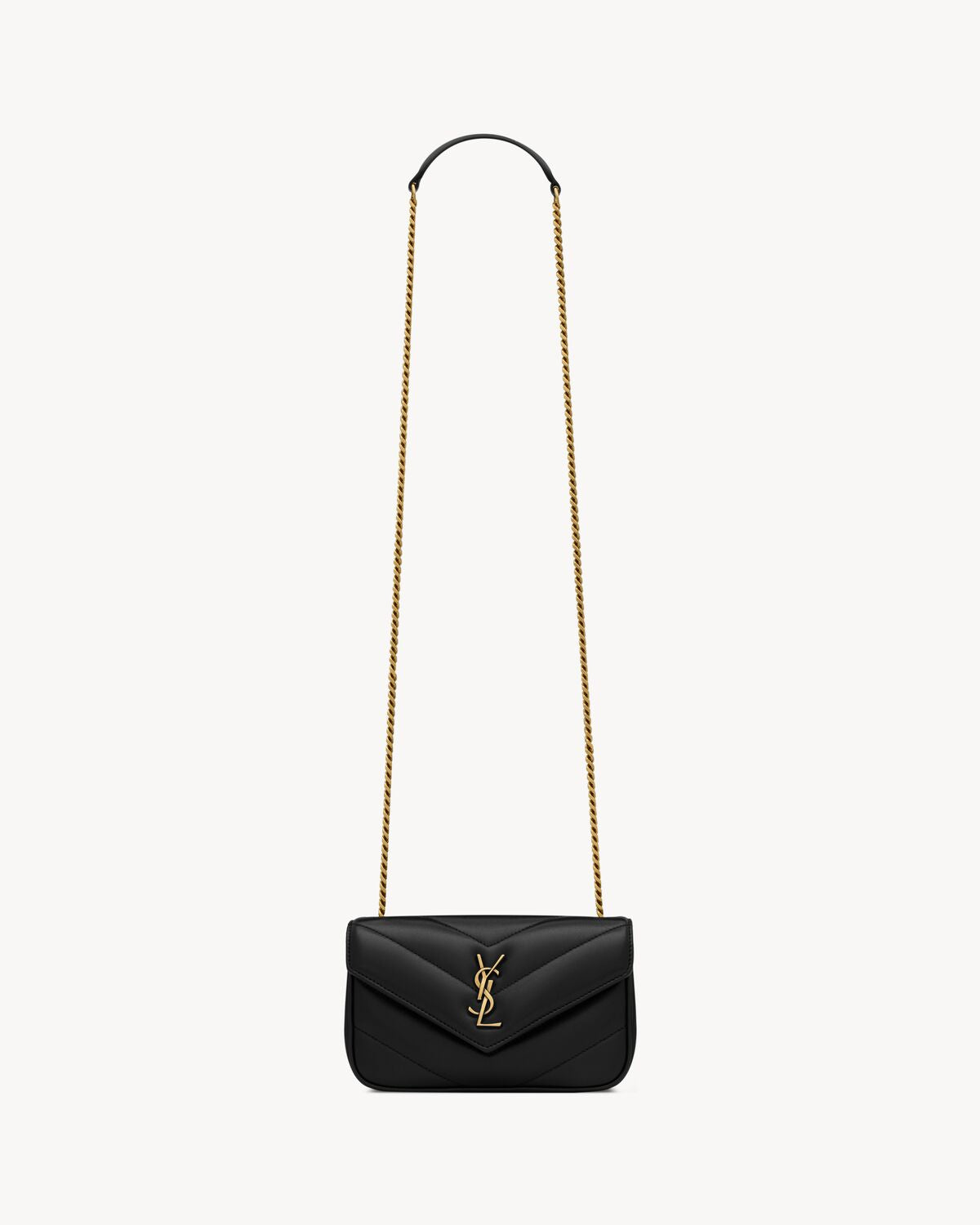 YSLT LO*L*U MINI IN LAMBSKIN Bag BLACK