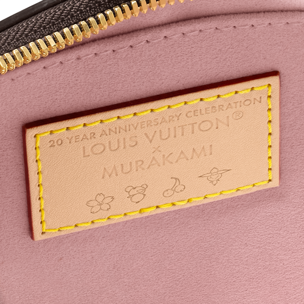 L*V*T Handbag Monogram Flower pink