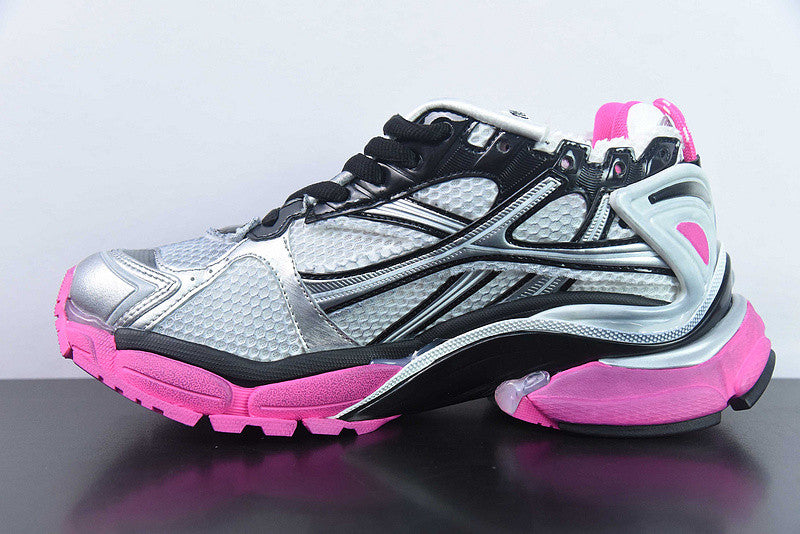 B*lenciaga runner silver pink