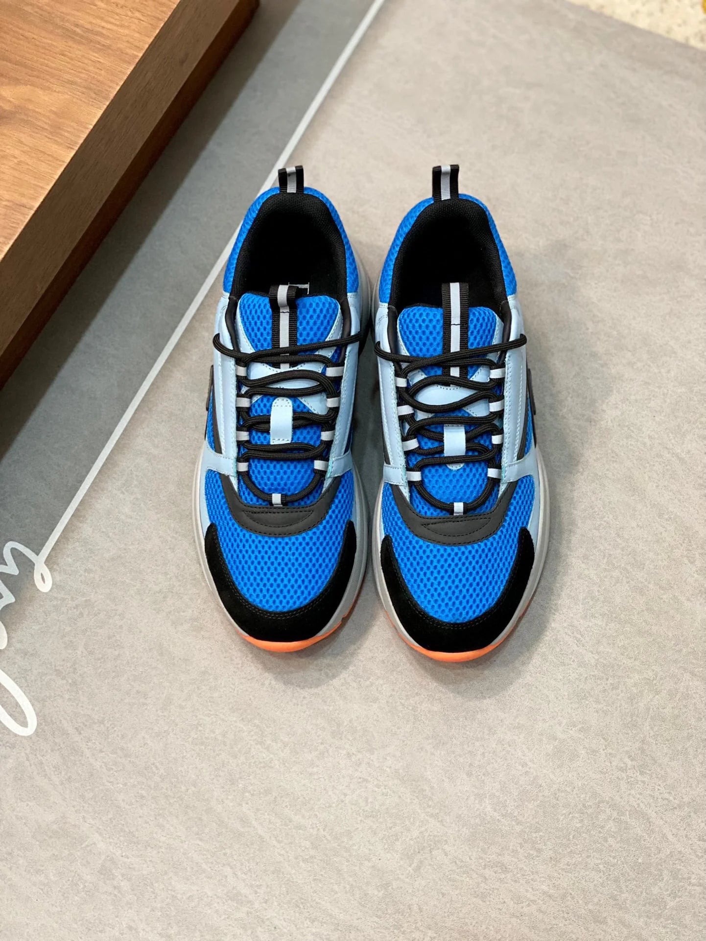 D*or B22 Blue Technical Mesh Light Blue Grey Orange